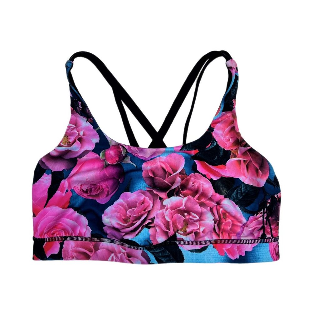 Lululemon Floral Energy Sports Bra *EUC* (Size 8)